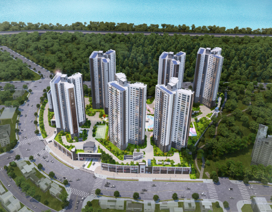 의왕월암지구 디에트르 레이크파크 이미지.(대방건설 제공)